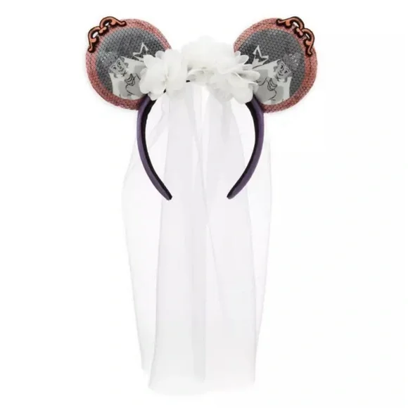 Disney Haunted Mansion Bride Ear Headband - Picture 1 of 7